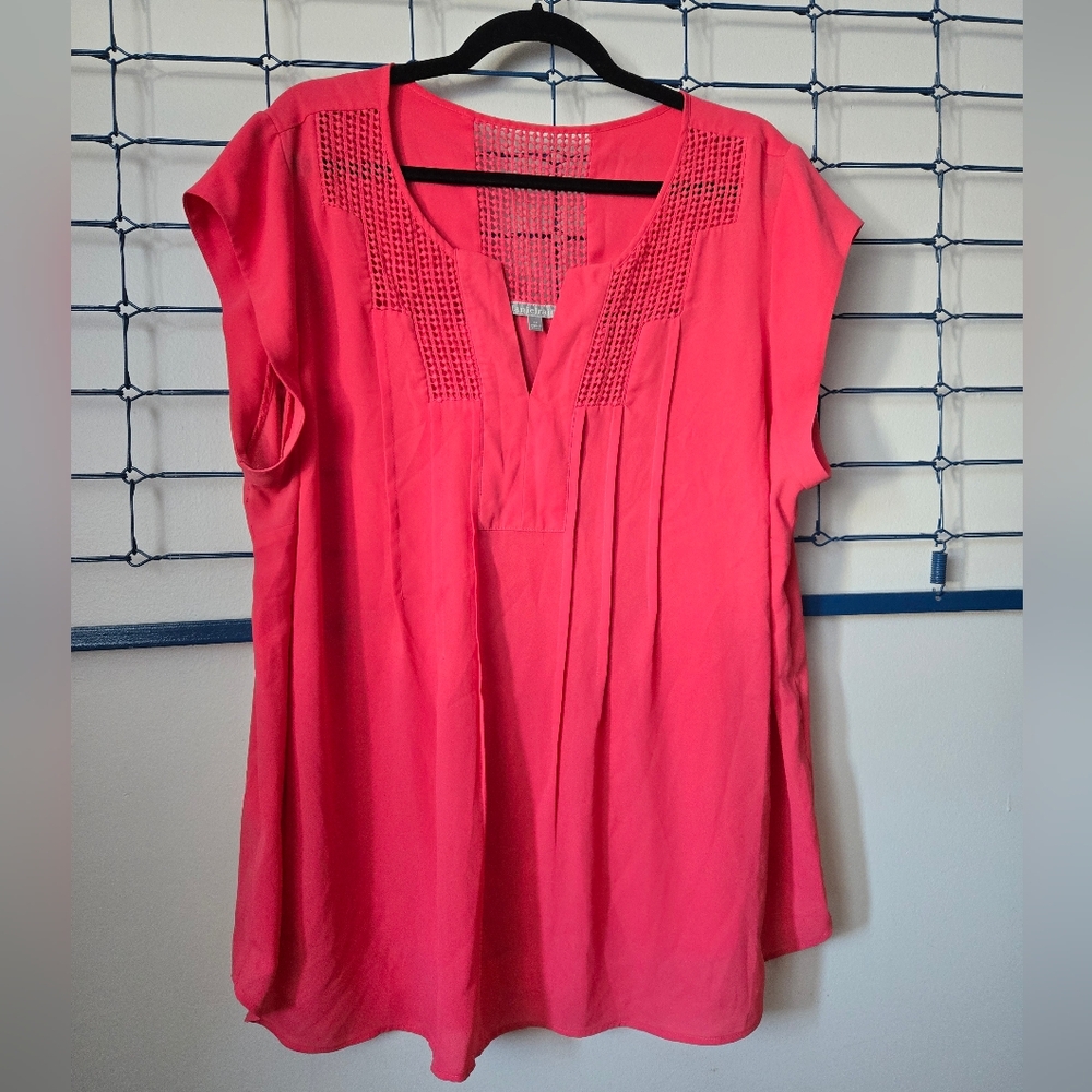Daniel Rainn Vibrant Pink Blouse